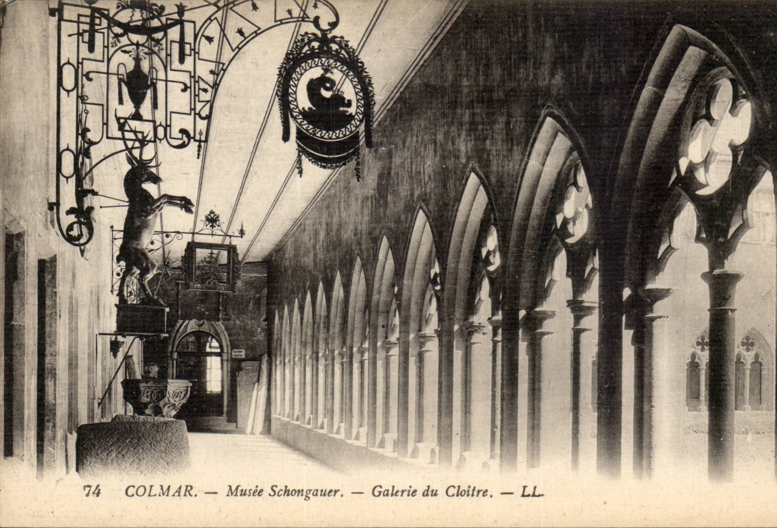 Colmar CPA Musee Schongauer Galerie du cloitre