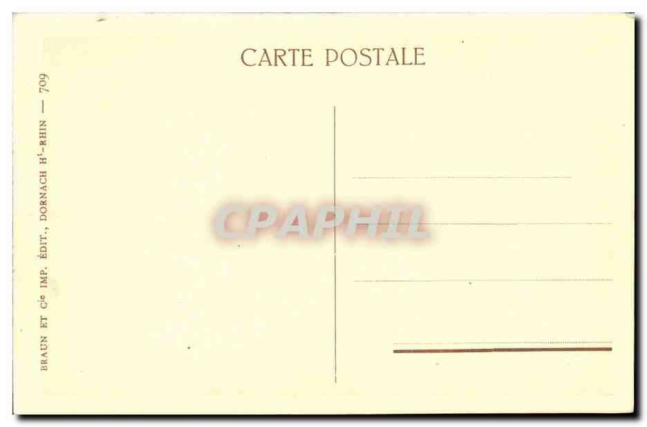 Haut-Königsbourg — Pont-levis du Haut Jardin — Braun & Dornach H.-Rhin — Reverso