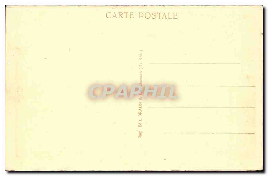 Trois-Épis — La Roseraie de l'Hôtel Notre-Dame — Éditeur Braun & Cie, Bernach — Rückseite