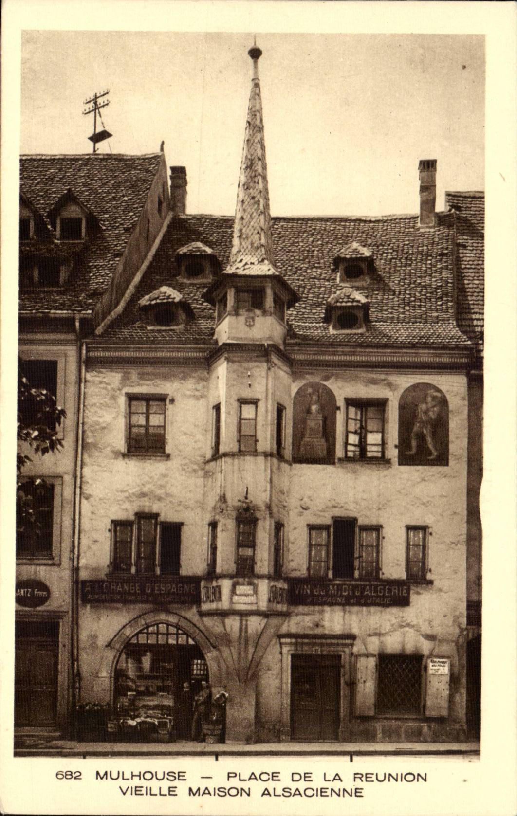 Mulhouse — Vieille Maison Alsacienne — Place de la Réunion