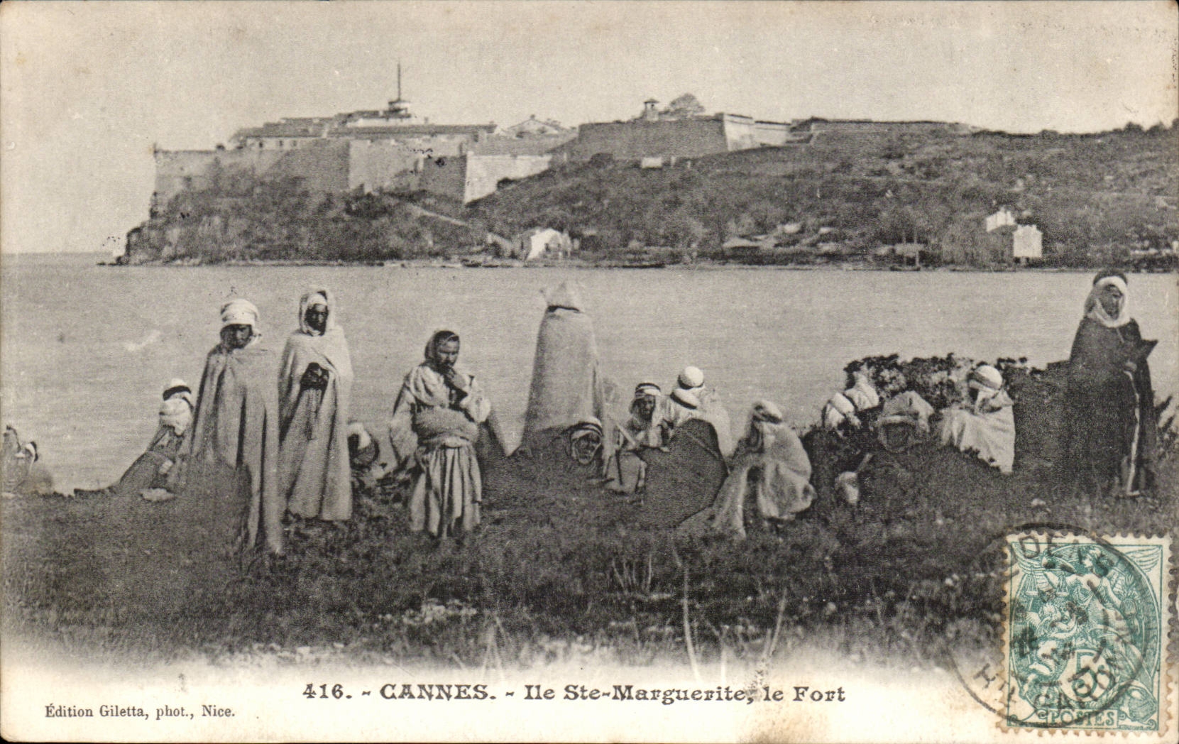 Cannes - Ile Ste-Marguerite, le Fort — Édition Giletta, phot., Nice, n°416