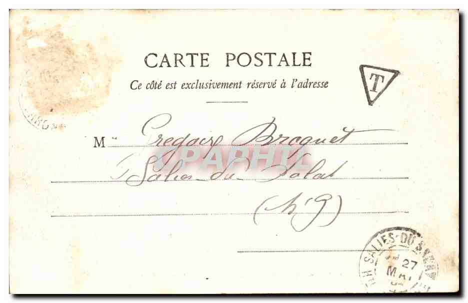 Cannes - Ile Ste-Marguerite, le Fort — Édition Giletta, phot., Nice, n°416 — Rückseite