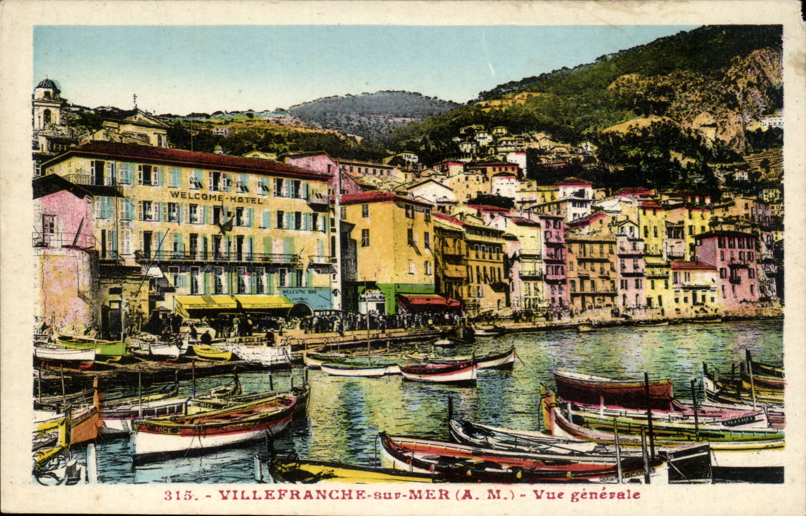 Villefranche-sur-Mer (A.M.) — Vue générale — L. Gilletta & Cie, Nice