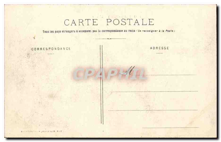 Peone CPA L'hiver — Rückseite