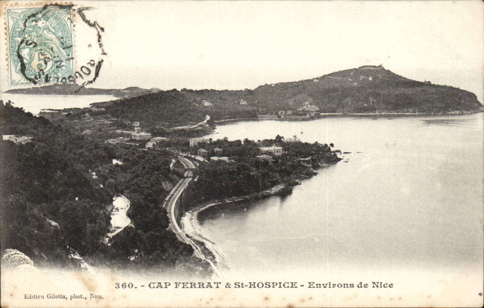 Environs de Nice - Cap Ferrat et St Hospice - CPA 