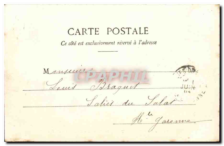 Environs de Nice - Cap Ferrat et St Hospice - CPA  — Rückseite