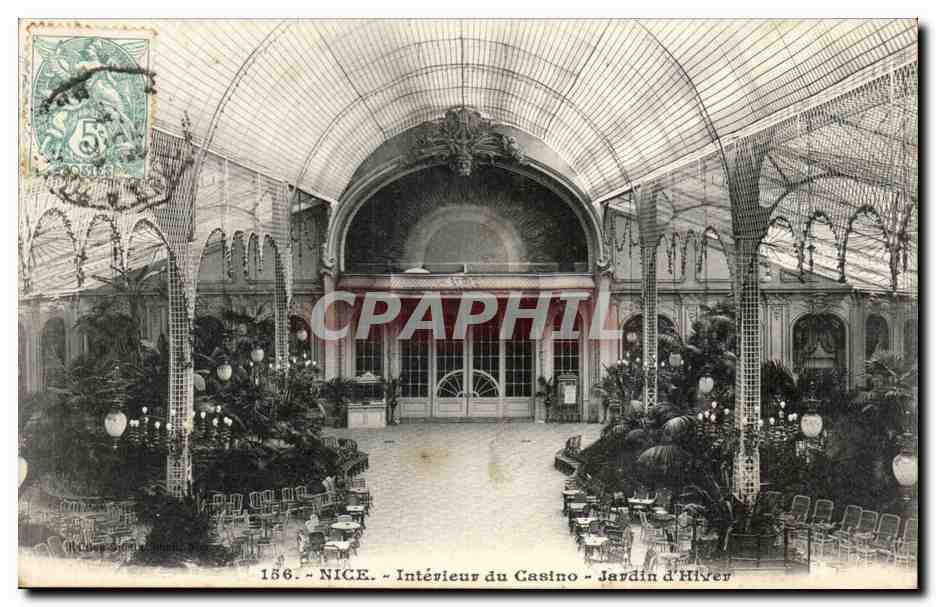Nice - Interieur du Casino Jardin d'Hiver - CPA 