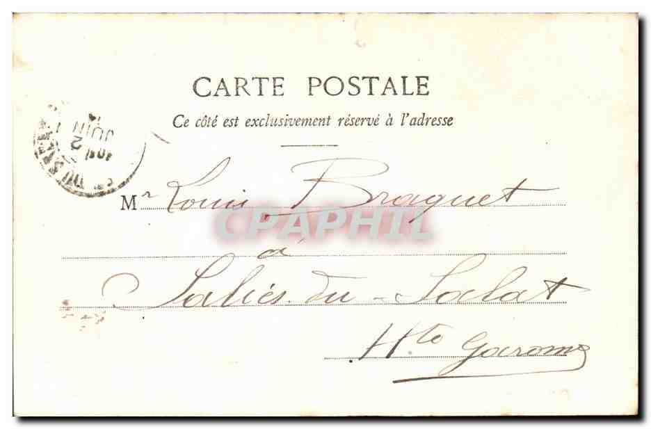 Nice - la Plage et Promenade du Midi - CPA  — Back