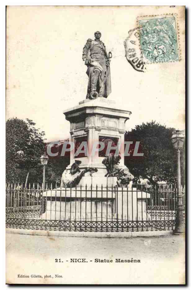 Nice - Statue Massena - CPA 
