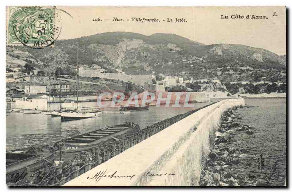 Nice - Villefranche - le Jetee - CPA 