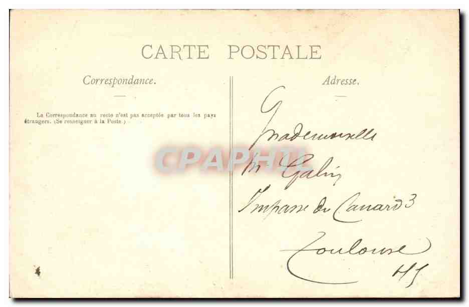 Nice - Villefranche - le Jetee - CPA  — Rückseite