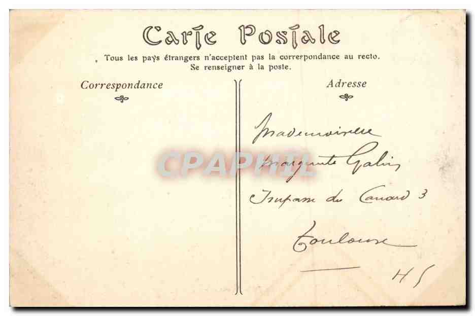 Nice - Le Palais de la Jetee Promenade - CPA  — Rückseite