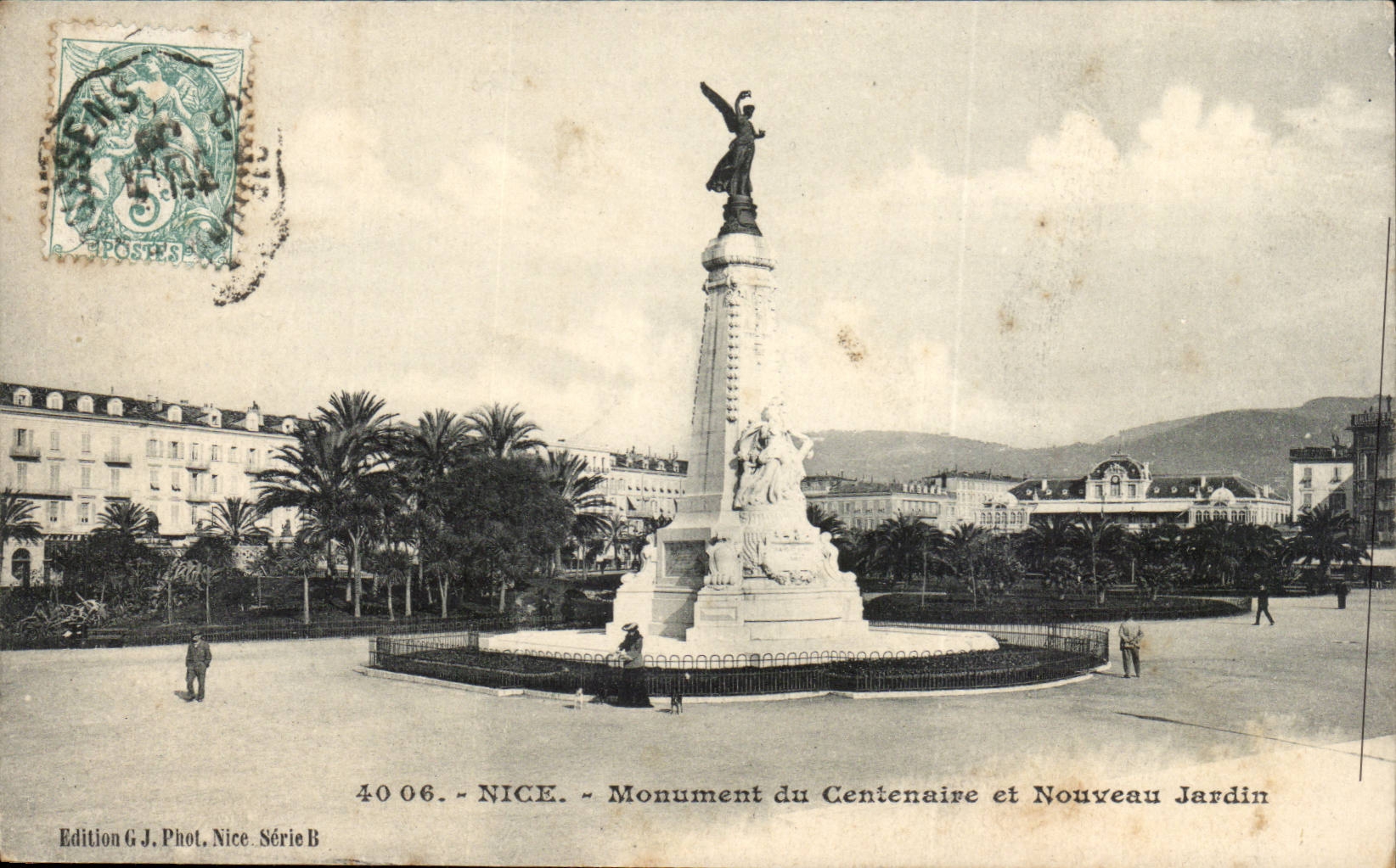 Nice - Monument du Centenaire et Nouveau Jardin - CPA 