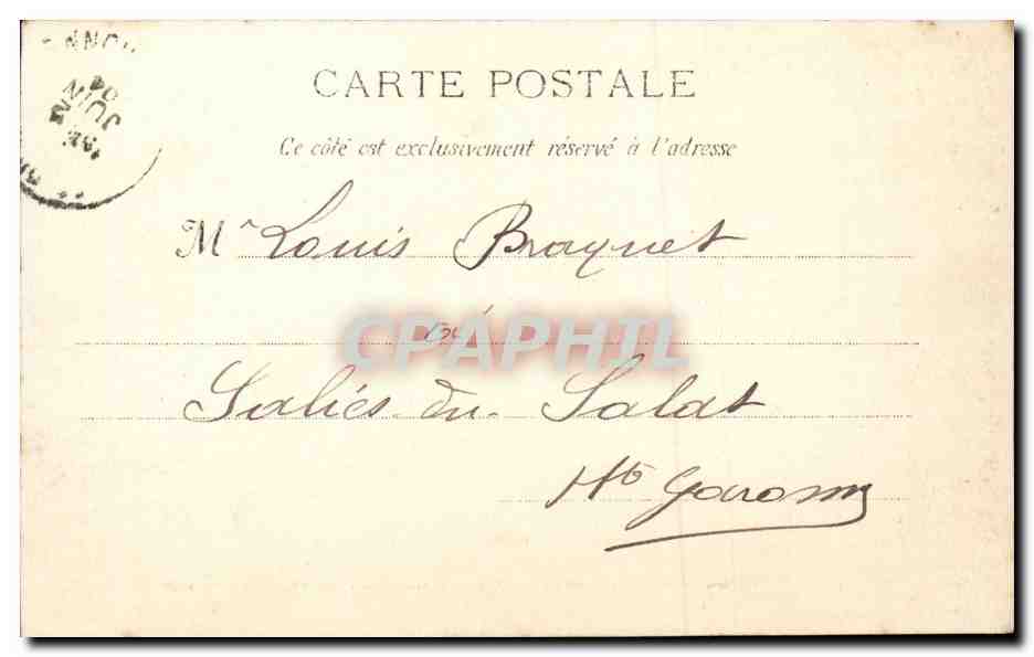 Nice - Monument du Centenaire et Nouveau Jardin - CPA  — Rückseite