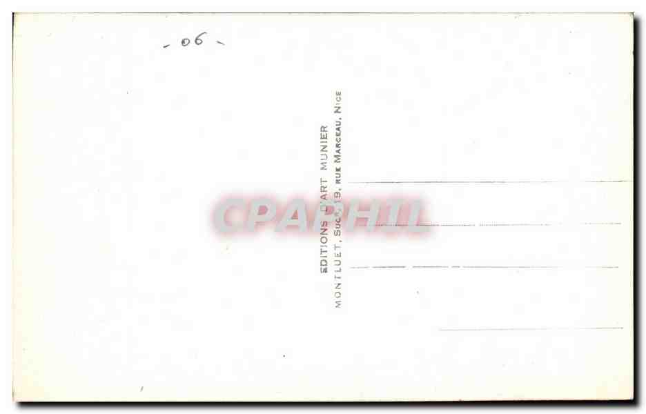 Nice - Promenade des Anglais et Mont Baron - CPA  — Rückseite
