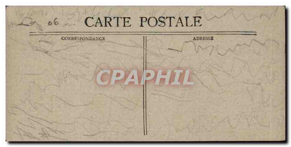 Nice - Vue sur le Port - CPA  — Rückseite