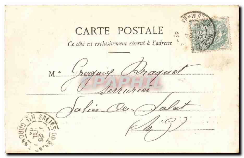 Nice CPA Observatoire de Nice Grande coupole Equatorial (astronomie) — Verso