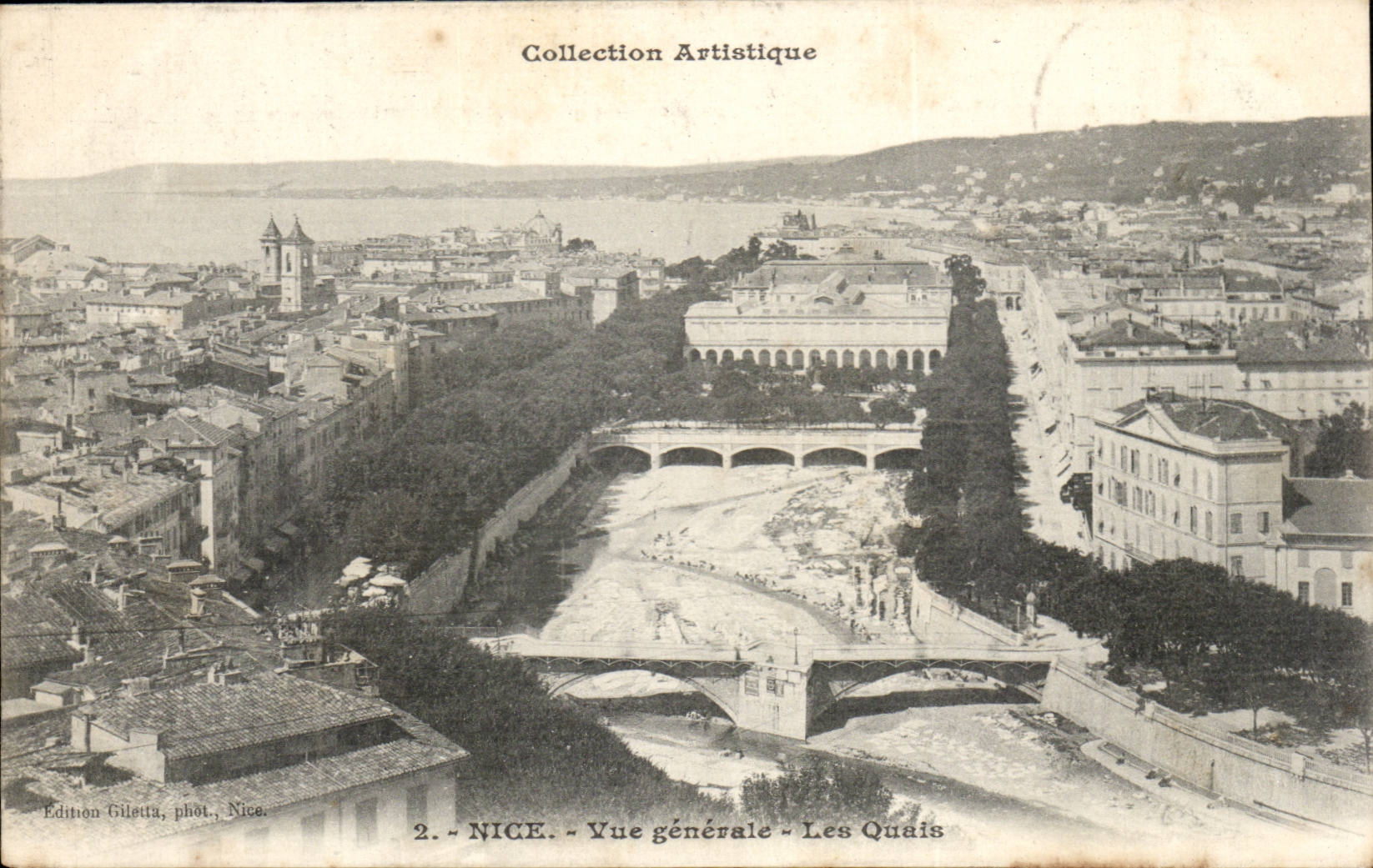 Nice CPA Vue generale les quais