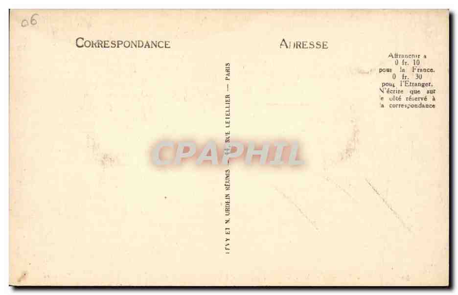 Nice CPA Vue generale — Rückseite