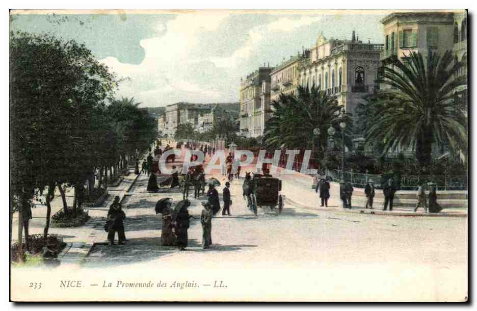 Nice CPA La promenade des anglais