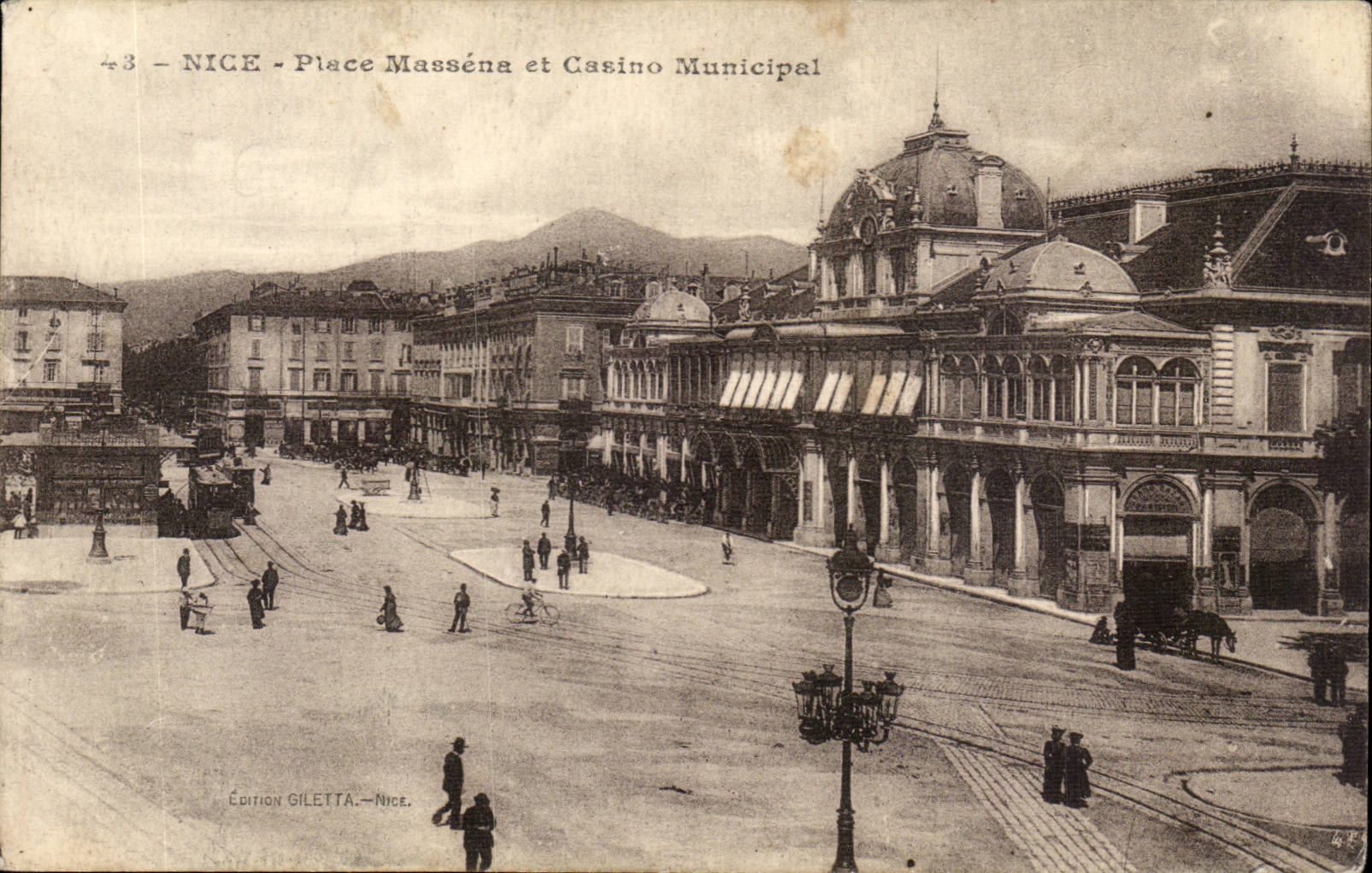 Nice CPA Place Massena et casino municipal