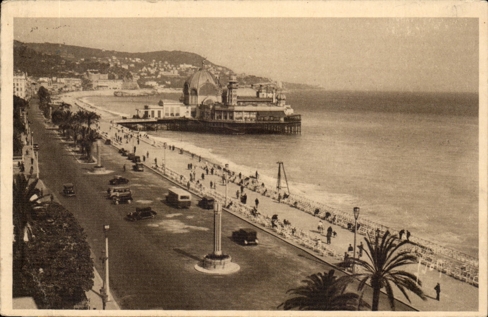 Nice CPA Promenade des anglais et casino de la jetee