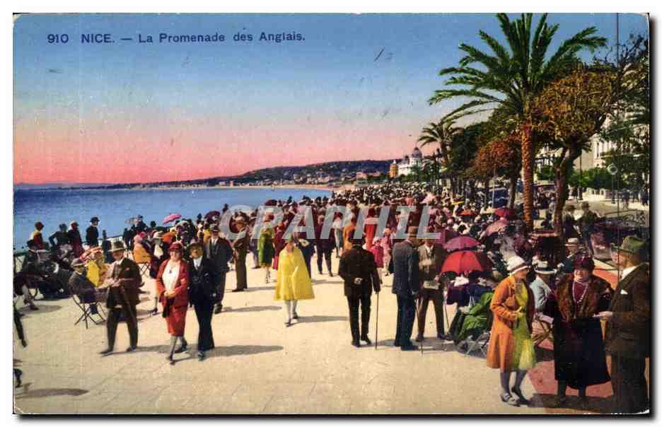 Nice CPA La promenade des anglais
