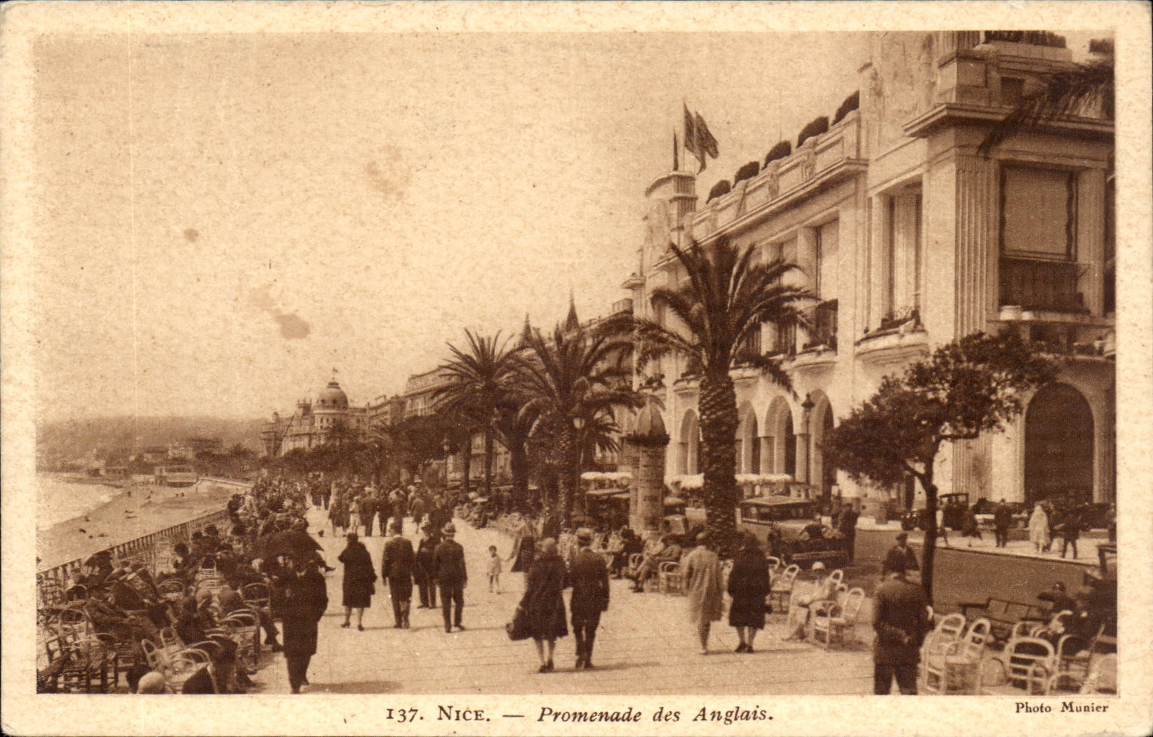 Nice CPA Promenade des anglais