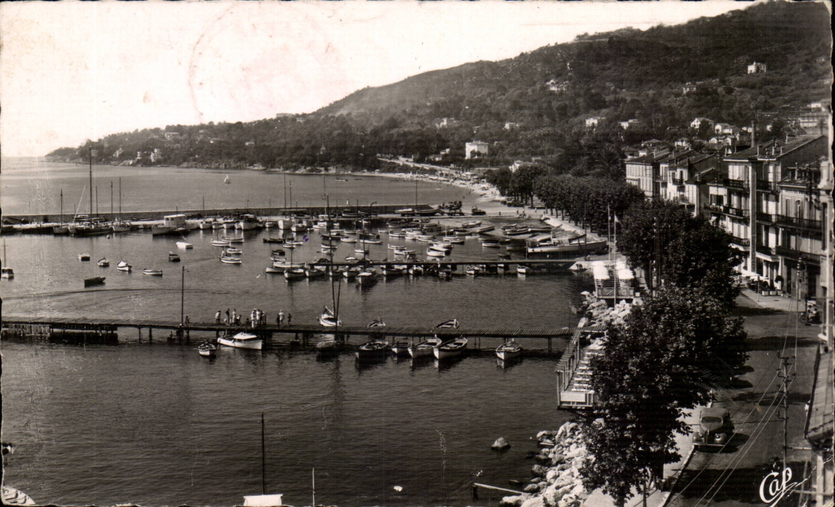 Golfe Juan CPA Vue sur le port