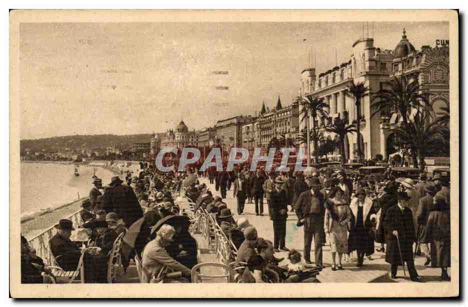 Nice CPA Promenade des anglais Les toursites au soleil