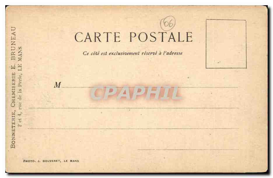 Nice CPA Fontaine de la grotte — Rückseite
