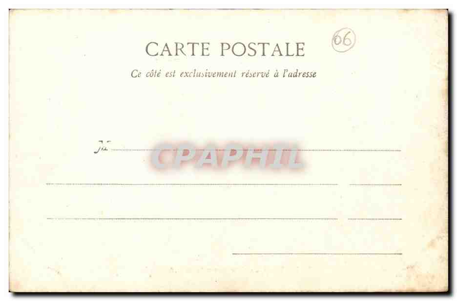 Nice CPA Promenade des anglais — Rückseite