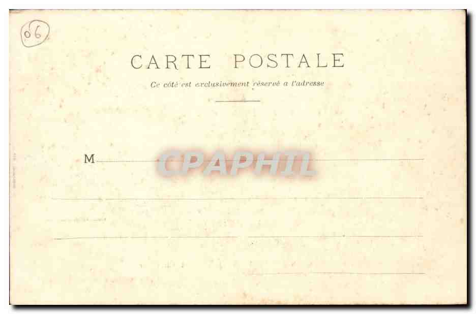 Cannes — La Plage et le Mont Chevalier — Edition Giletta, phot. Nice, n° 400 — Verso