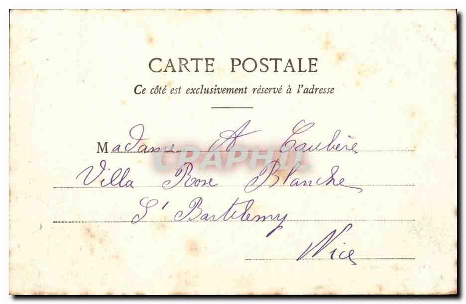 Cannes — Insel und Schloss Saint-Honorat — Édition Giletta, phot. Nice, n°411 — Rückseite