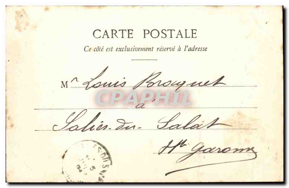 CANNES. - La Plage et le Mont-Chevalier — Édition Giletta, phot., Nice, n° 470 — Verso