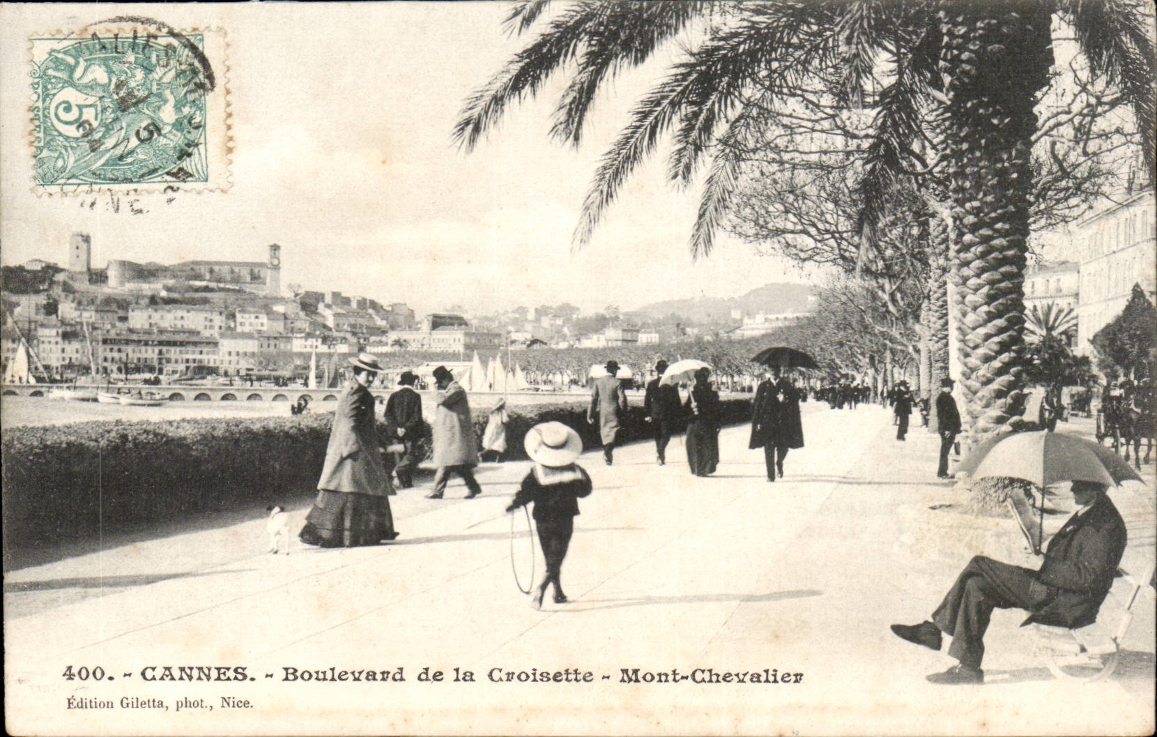 Cannes CPA Boulevard de la croisette Mont Chevalier