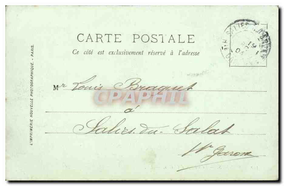 CANNES — Le séchage des Filets — LL. — n° 550 — Verso