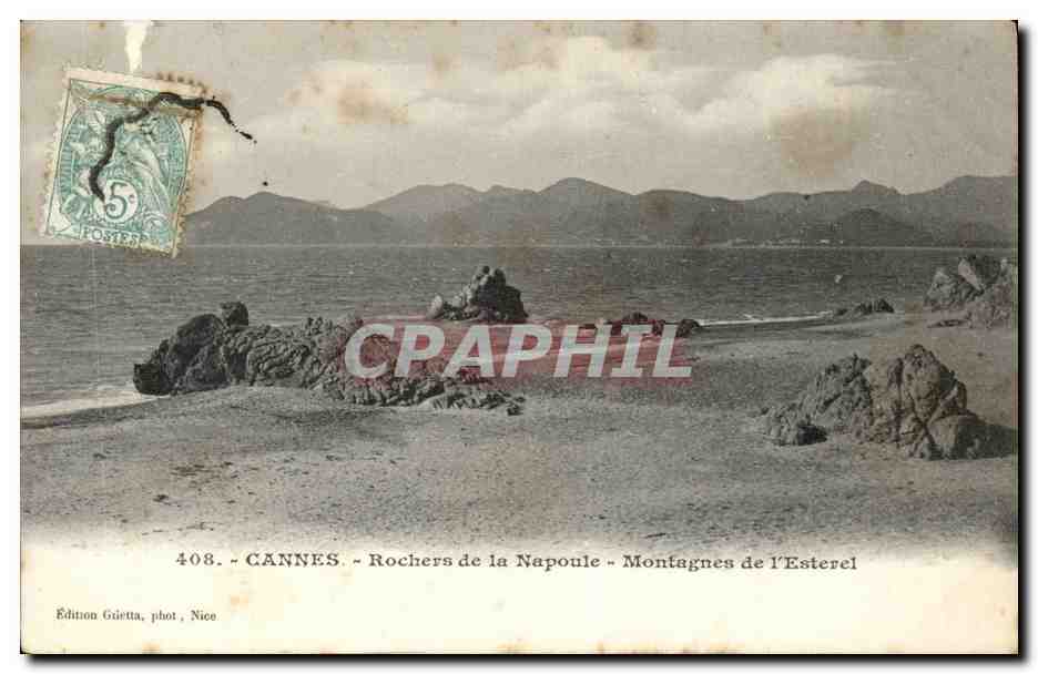Cannes CPA Rochers de la Napoule Montagnes de l'Esterel
