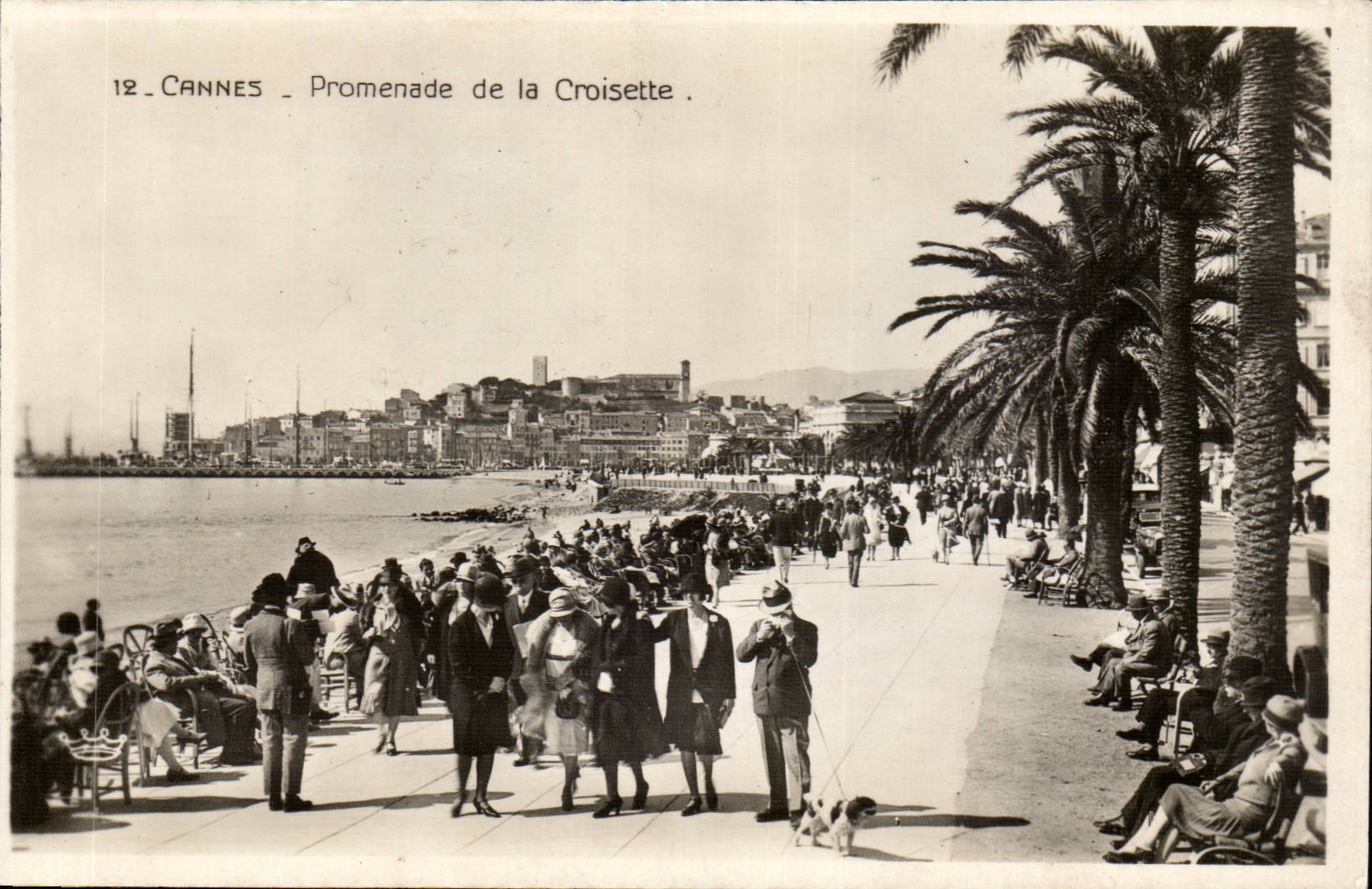 Cannes CPA Promenade de la Croisette