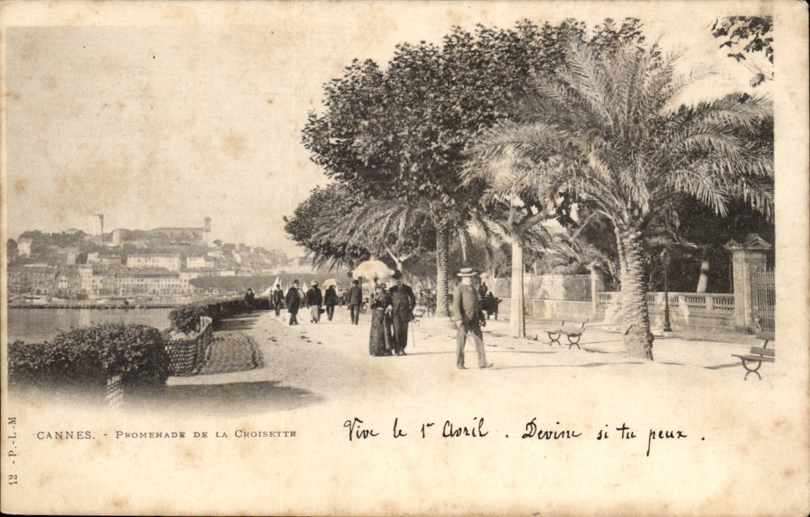 Cannes CPA Promenade de la croisette