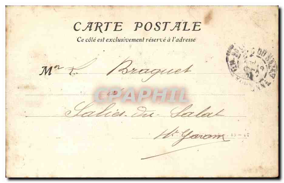 CANNES — Vue prise des Quais — Éditeur non identifié, n° 79 — Rückseite