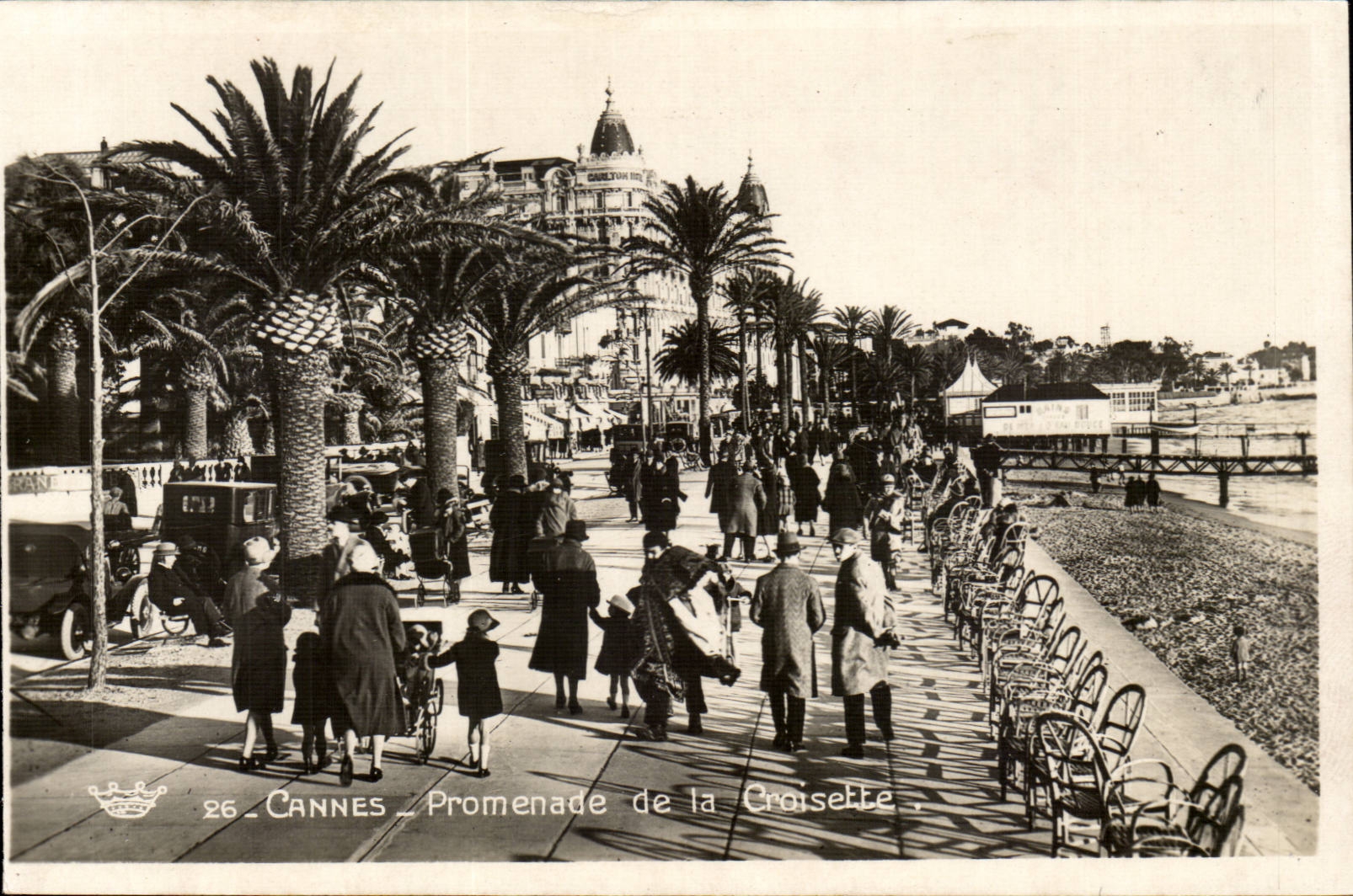 Cannes CPA promenade de la cRoisette