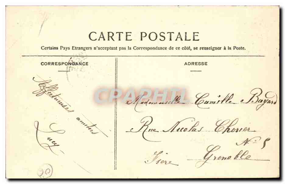 Cannes - Le Port — La Côte d'Azur — éditeur La Côte d'Azur — Verso
