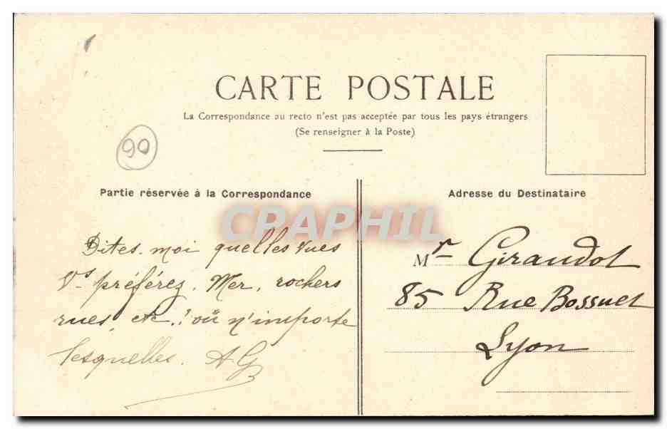 CANNES — Le Port — Riviera Edition, n°83 — Verso