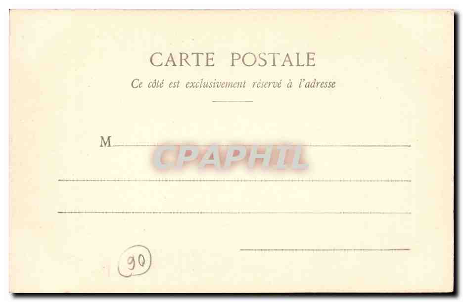 Cannes CPA Vue prise de la Californie — Back