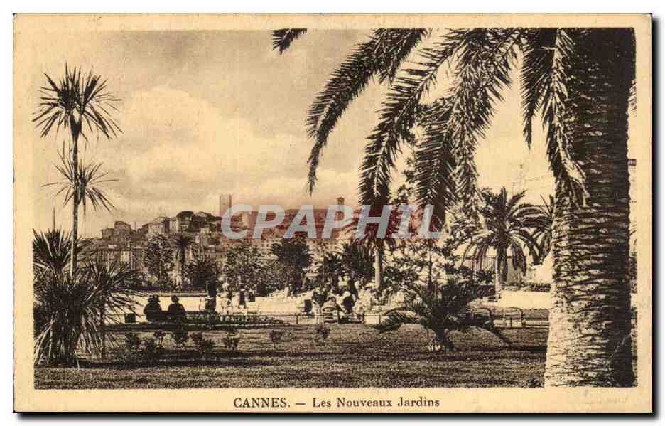 Cannes - Les Nouveaux Jardins - CPA 