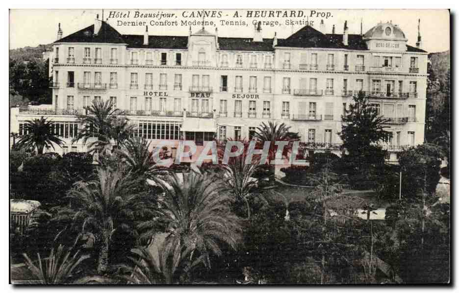 Cannes - Hotel Beausejour - A Heurtard Prop - Tennis - Garage - Skating - Dernier Confort Moderne - CPA 