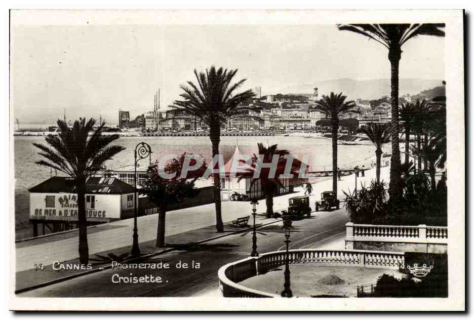 Cannes - Promenade de la Croisette - CPA 