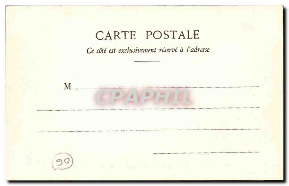 Villefranche - De Vloot - Omliggende gebieden van Nizza — Uitgave Giletta, fot., Nizza, n° 307 — Achterkant