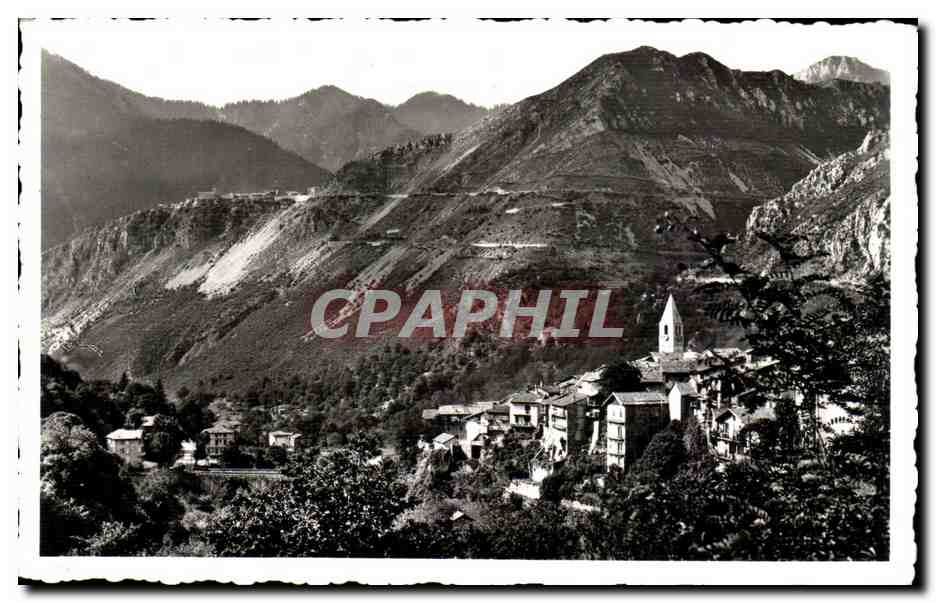 Saint Martin Vesubie - alt 960 - Vue Generale - La Suisse Nicoise - CPA 